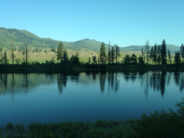 On the Rocky Mountaineer between Vancouver and Kamloops. Picture by Caron Eastgate Dann 2013